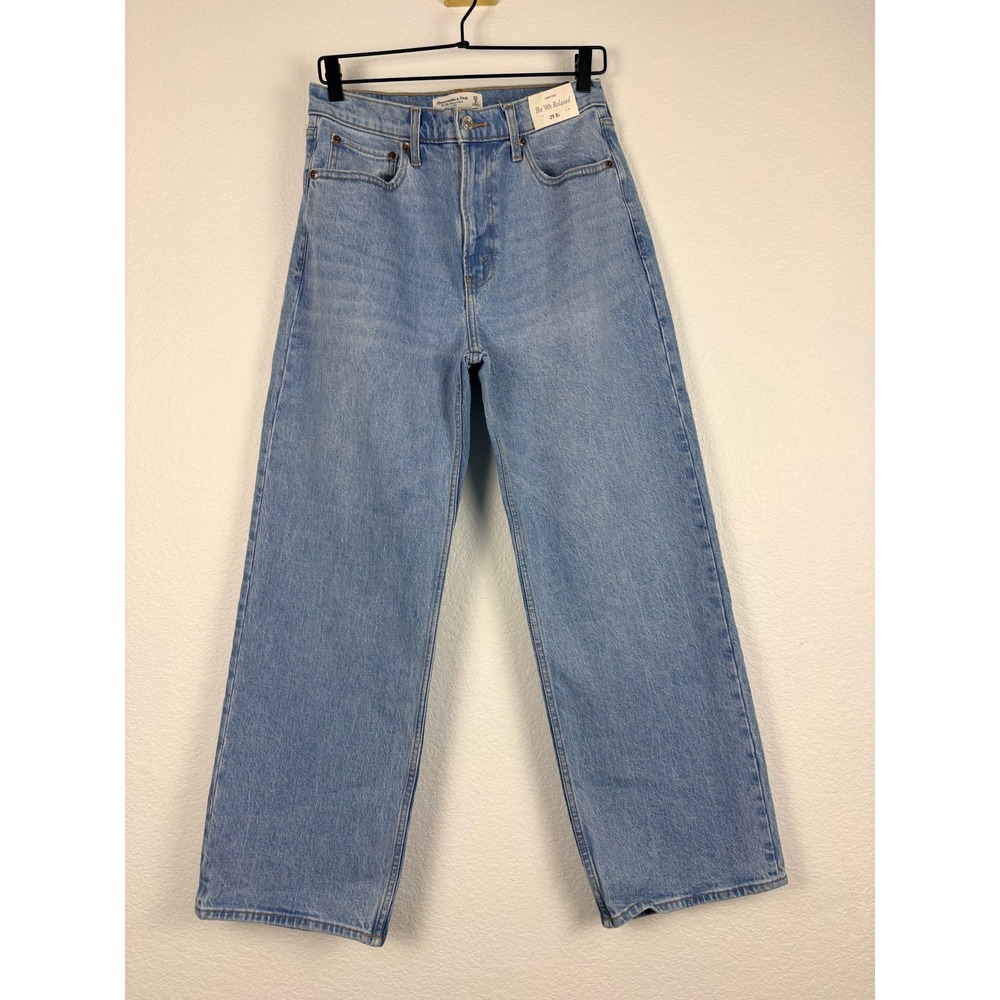 Abercrombie & Fitch Women The 90s Relaxed High Rise Jeans Sz 29 8 Short New